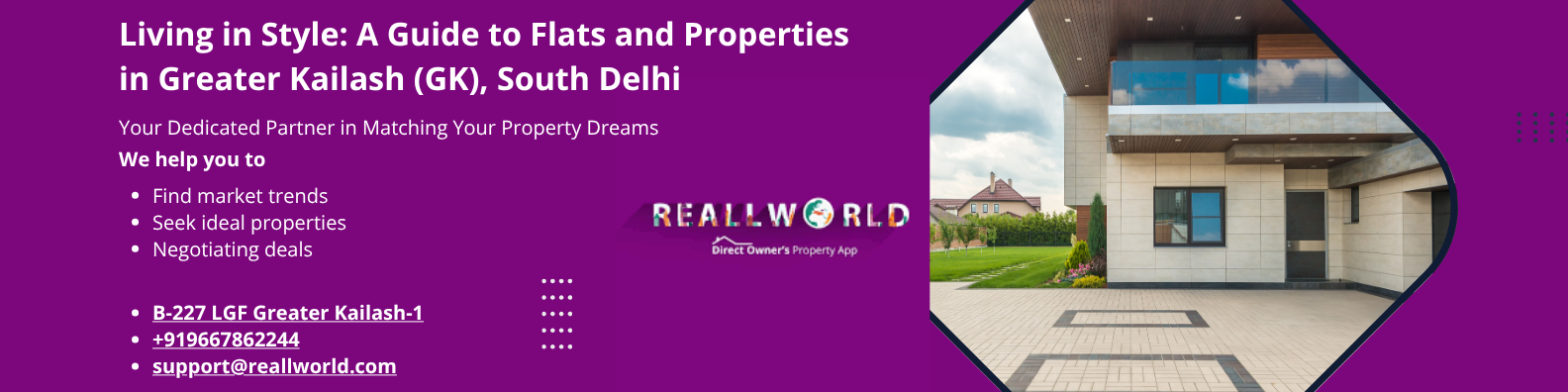 Living in Style: A Guide to Flats and Properties in Greater Kailash (GK), South Delhi